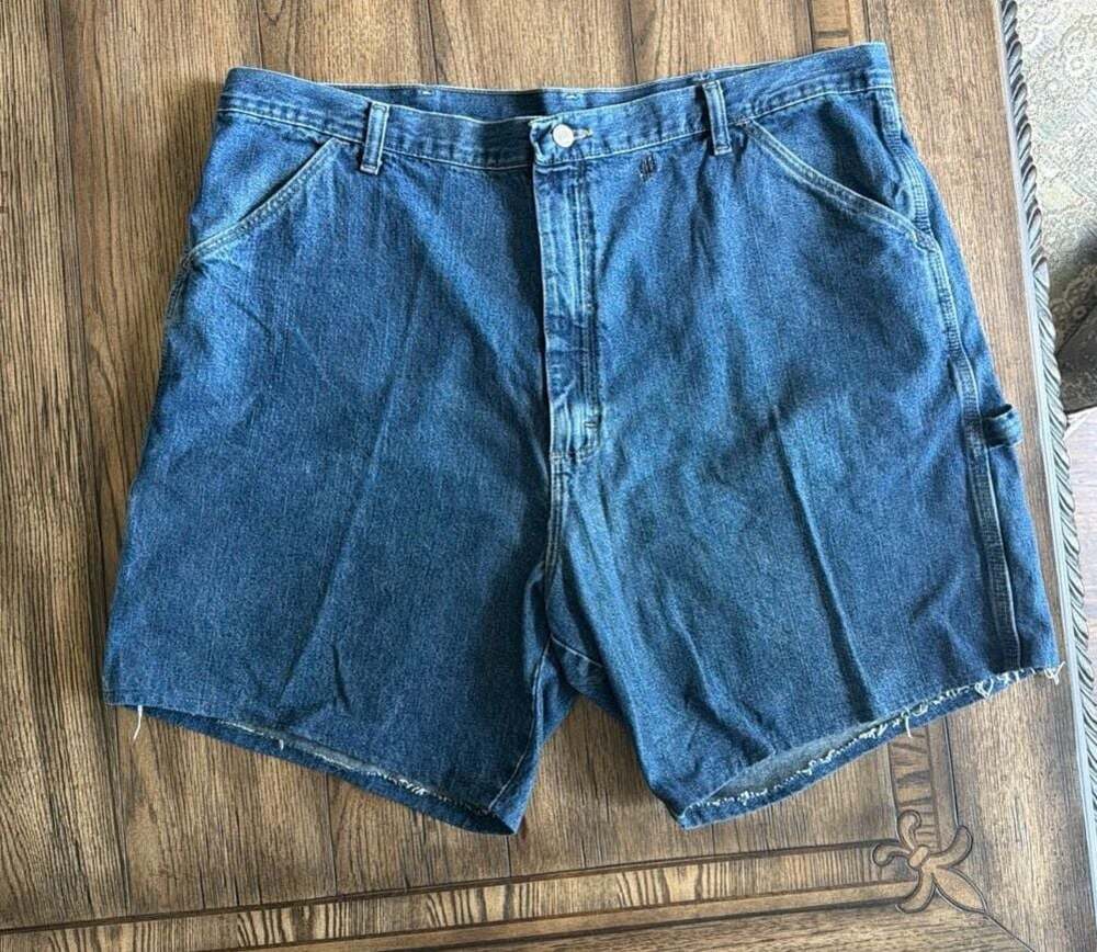 Wrangler Originals Carpenter Denim Cut-Off Shorts Size 40